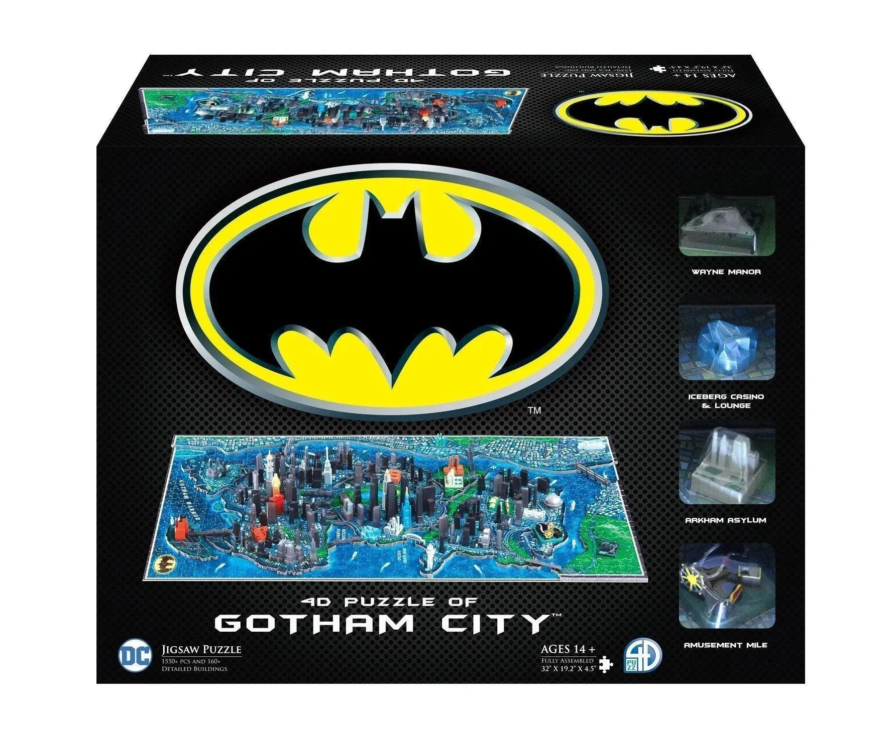 4D Batman Gotham City (1500  brikker)