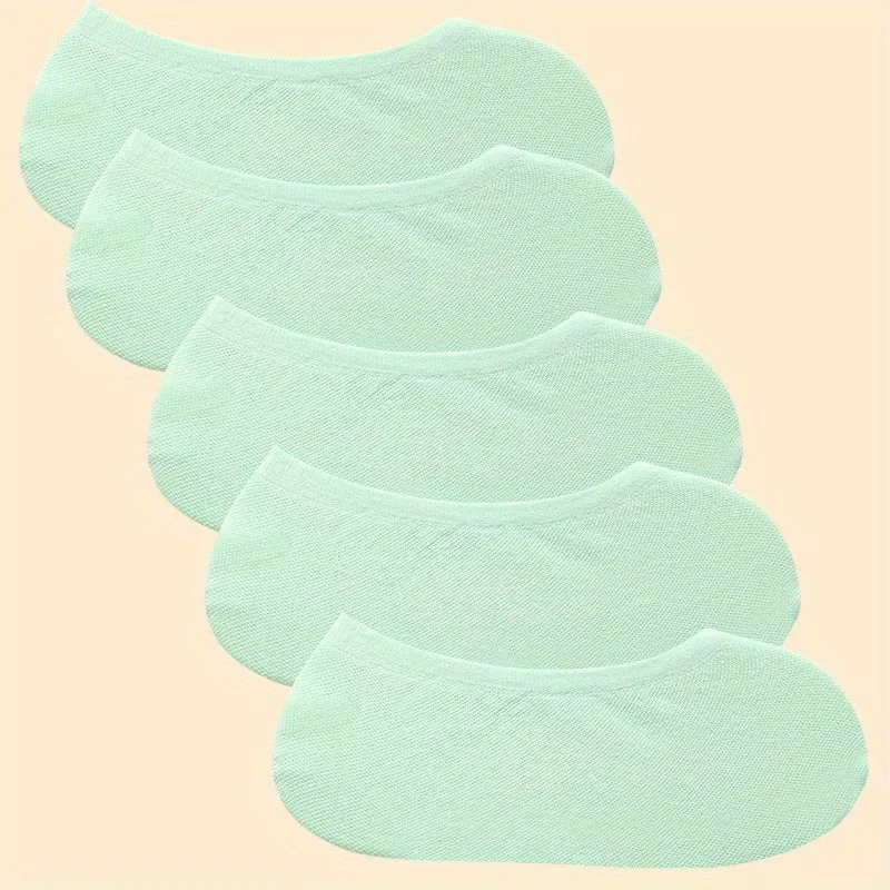 5/10/15 Pairs Simple No Show Socks, Breathable Low Cut  Blend Ankle Sock Pack, Women's Stockings & Hosiery