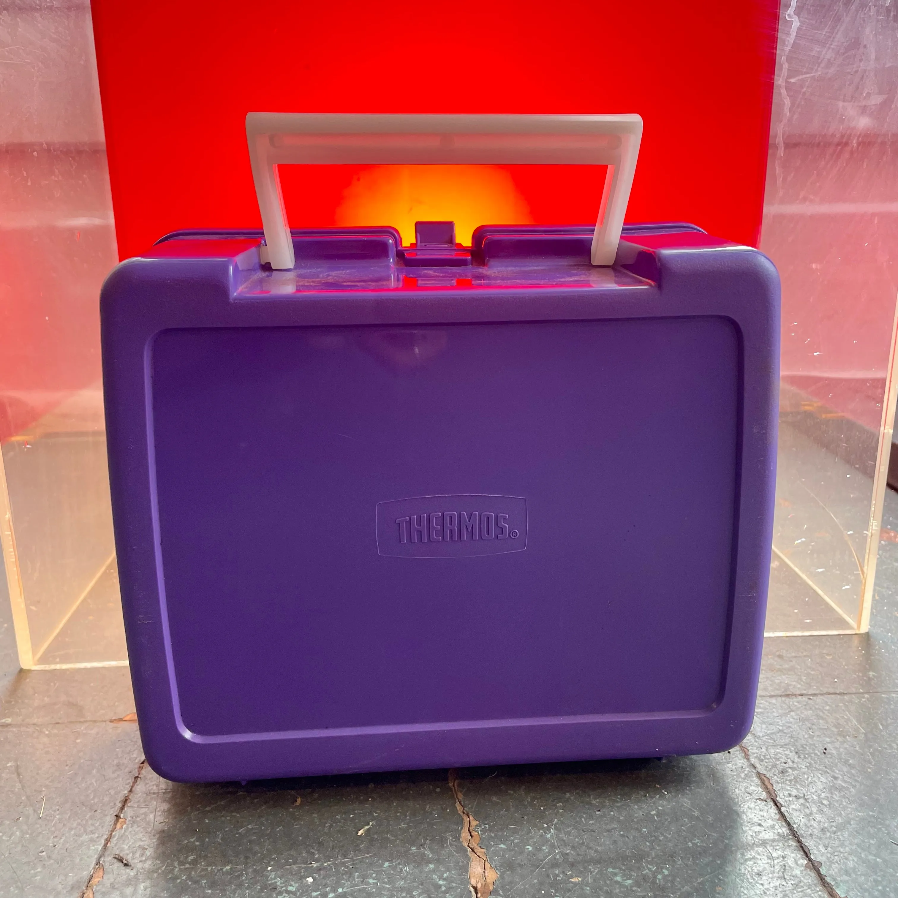 90s deadstock vintage Thermos brand Casper lunchbox and thermos.