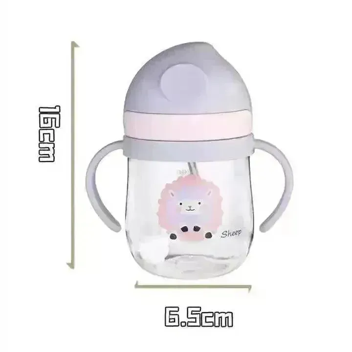 Anti-choke Animal Printed Baby Bottle (300 ml)