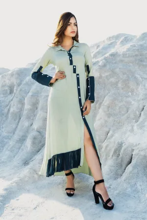 Asymmetric Shirt Dress