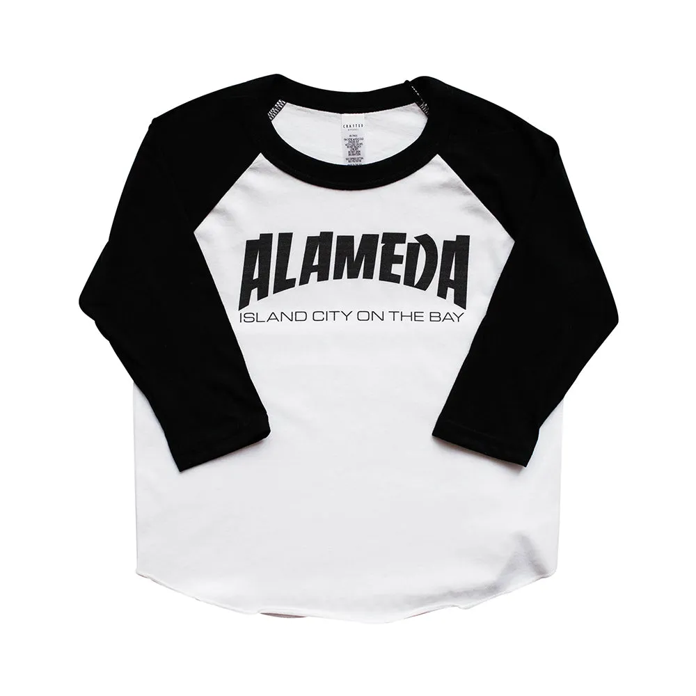 BACKFLOAT - ALAMEDA THRASHER KIDS L/S RAGLAN TEE