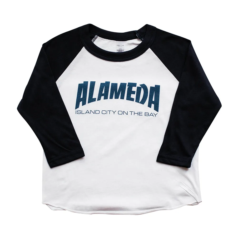 BACKFLOAT - ALAMEDA THRASHER KIDS L/S RAGLAN TEE