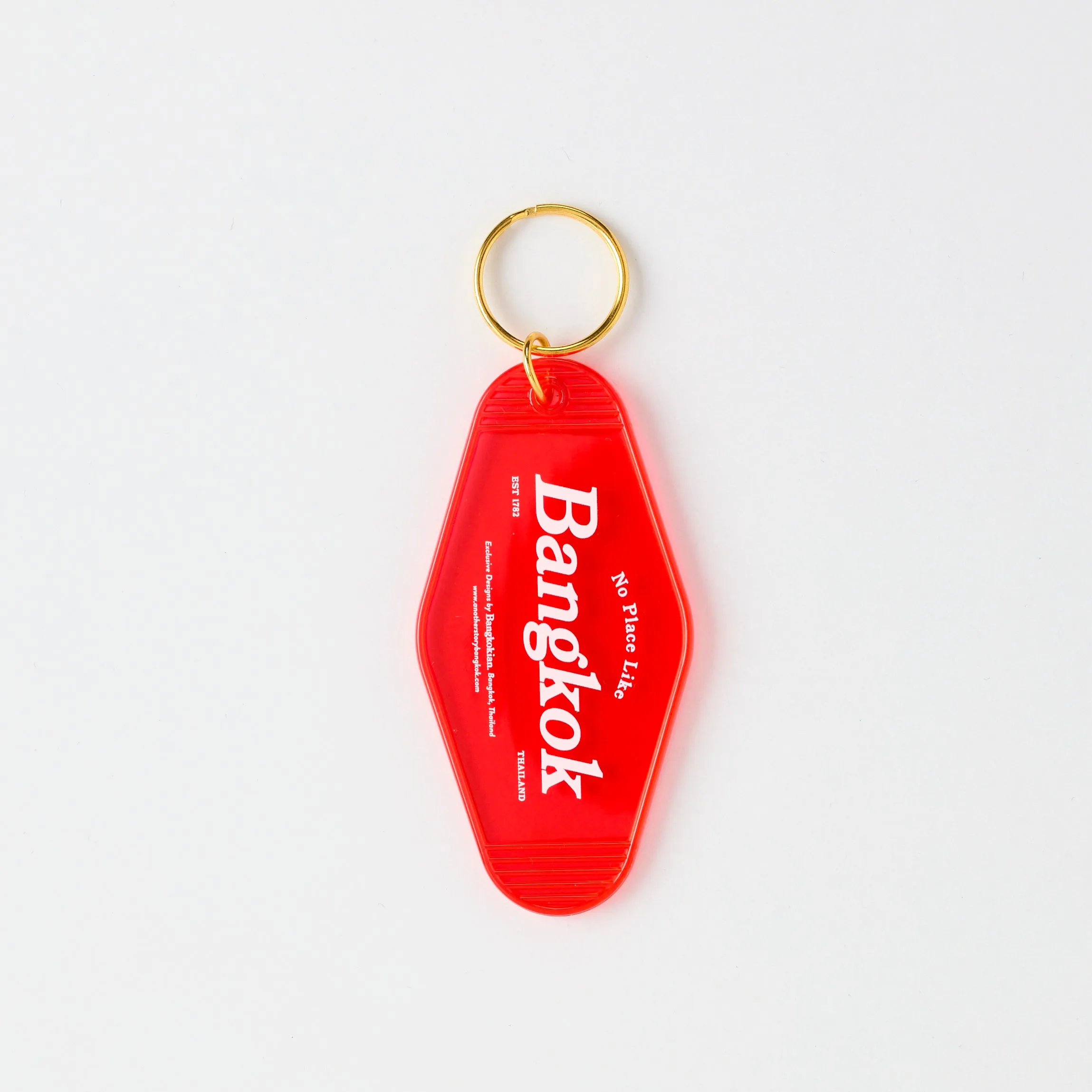 BANGKOKIAN KEYCHAIN - NO PLACE LIKE BKK - RED