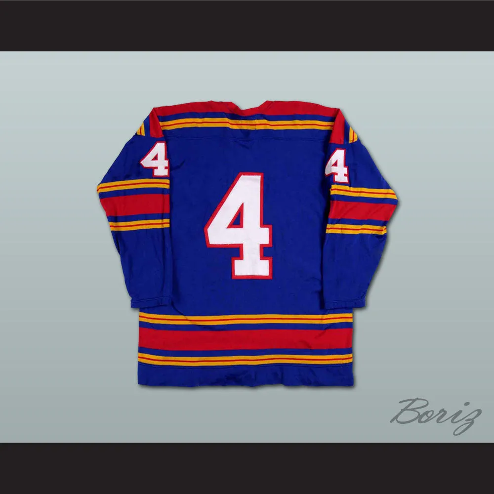 Bart Crashley 4 Kansas City Scouts Hockey Jersey