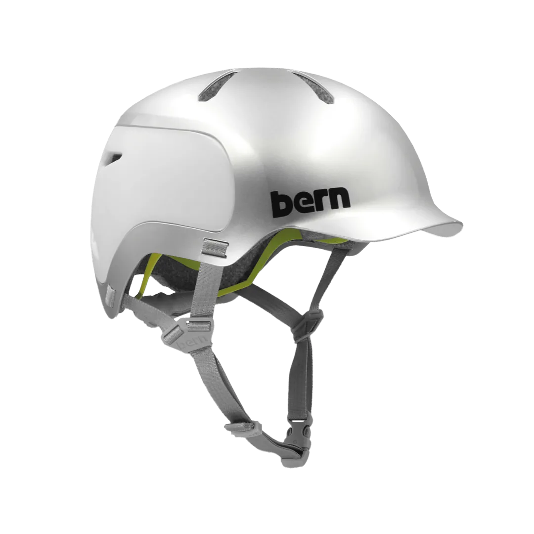 Bern Watts 2.0 MIPS Metallic Silver Tonal