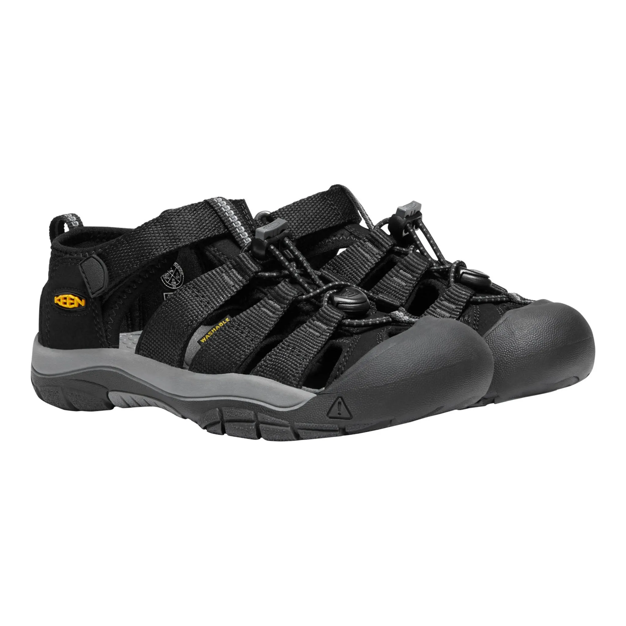 Big Kids' Newport H2 - Black/Keen Yellow