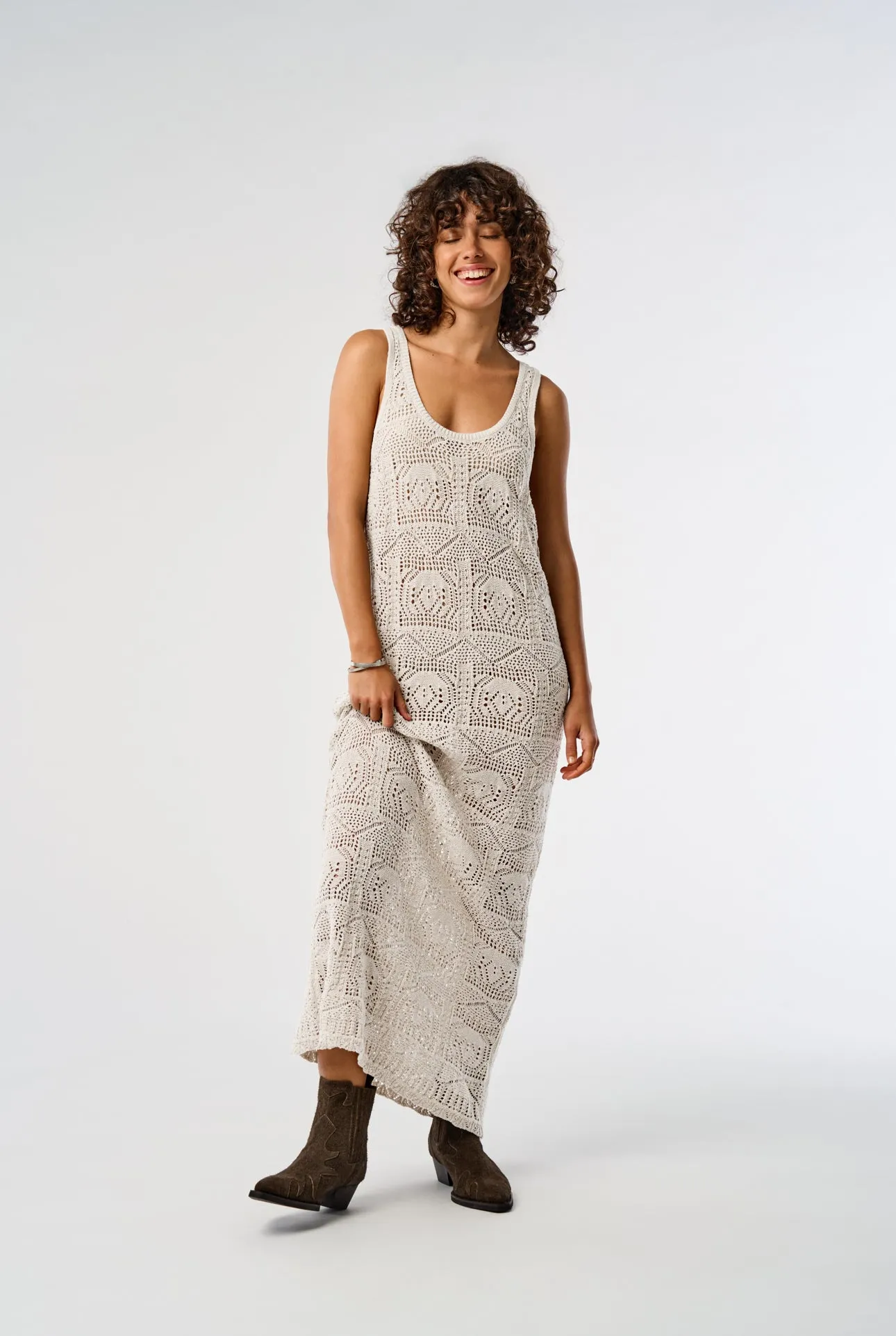 Black Crochet Beach Dress