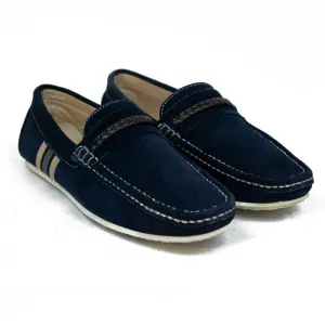 Blue Suede Driving Loafer BS-DL-1