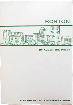 Boston Letterpress Library Note Card Set