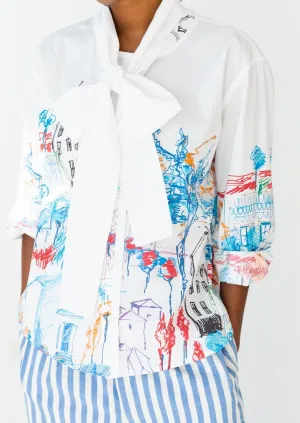 Candice Top, City Print