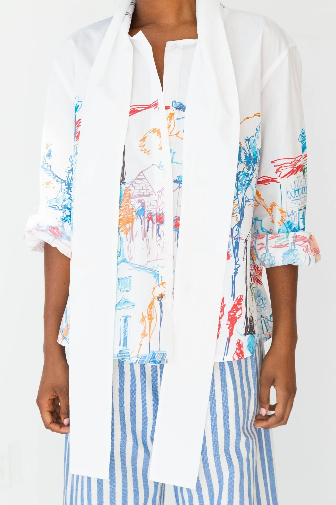 Candice Top, City Print