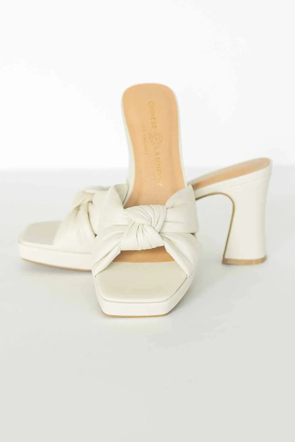 [CHINESE LAUNDRY] GWINN PLATFORM HEEL-BONE
