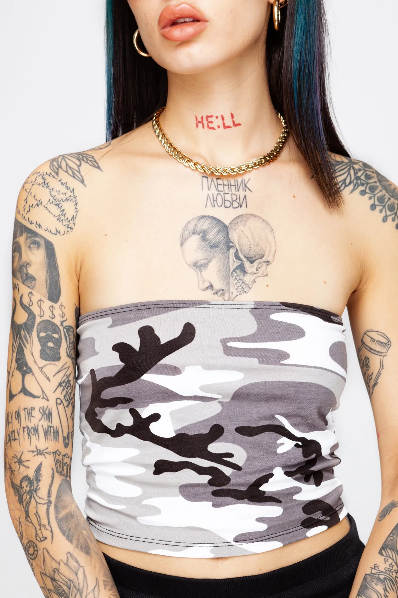 City Camo Tube Top