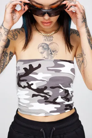City Camo Tube Top