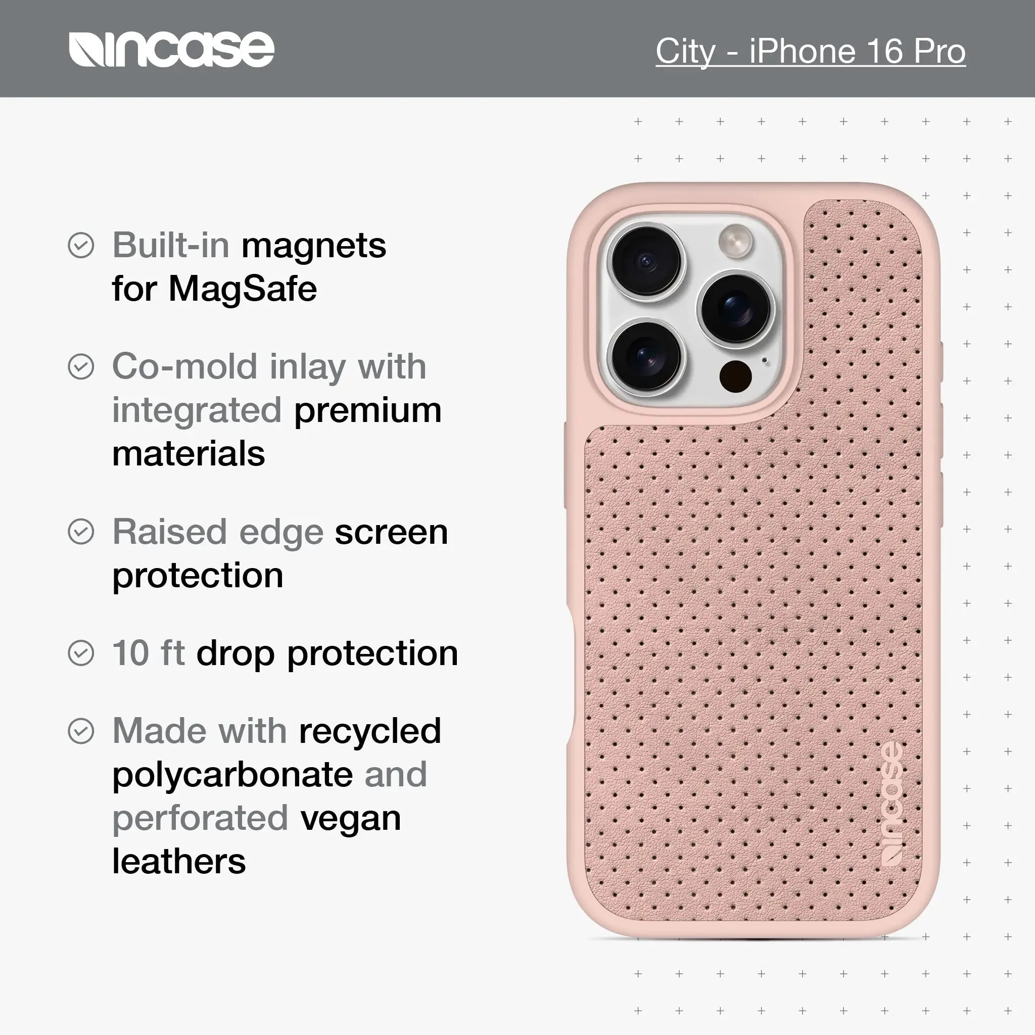 City Case with MagSafe for iPhone 16 Pro