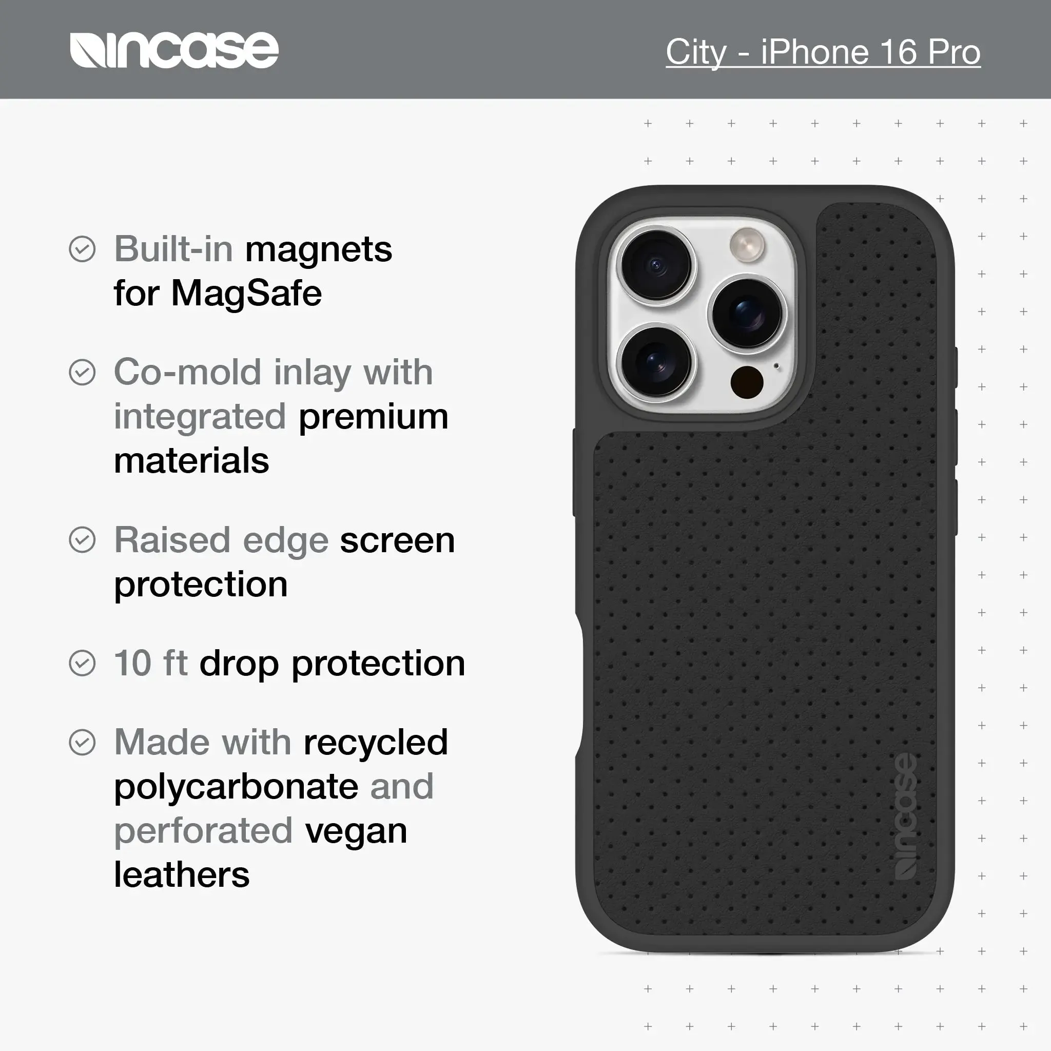 City Case with MagSafe for iPhone 16 Pro