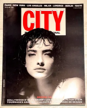 CITY US Magazine France March 1986 TATJANA PATITZ by BRUNO JUMINER Large Format