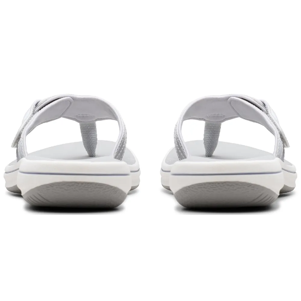 Clarks Brinkley Reyna Silver Sandals