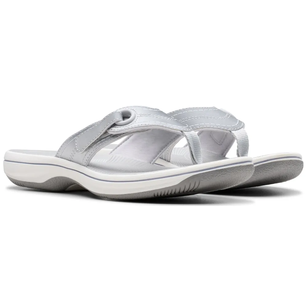 Clarks Brinkley Reyna Silver Sandals