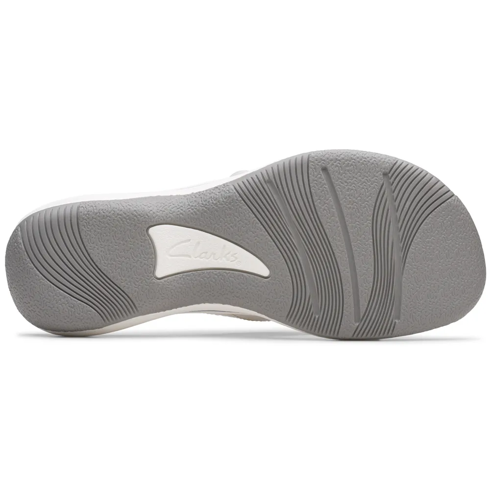 Clarks Brinkley Reyna White Sandals