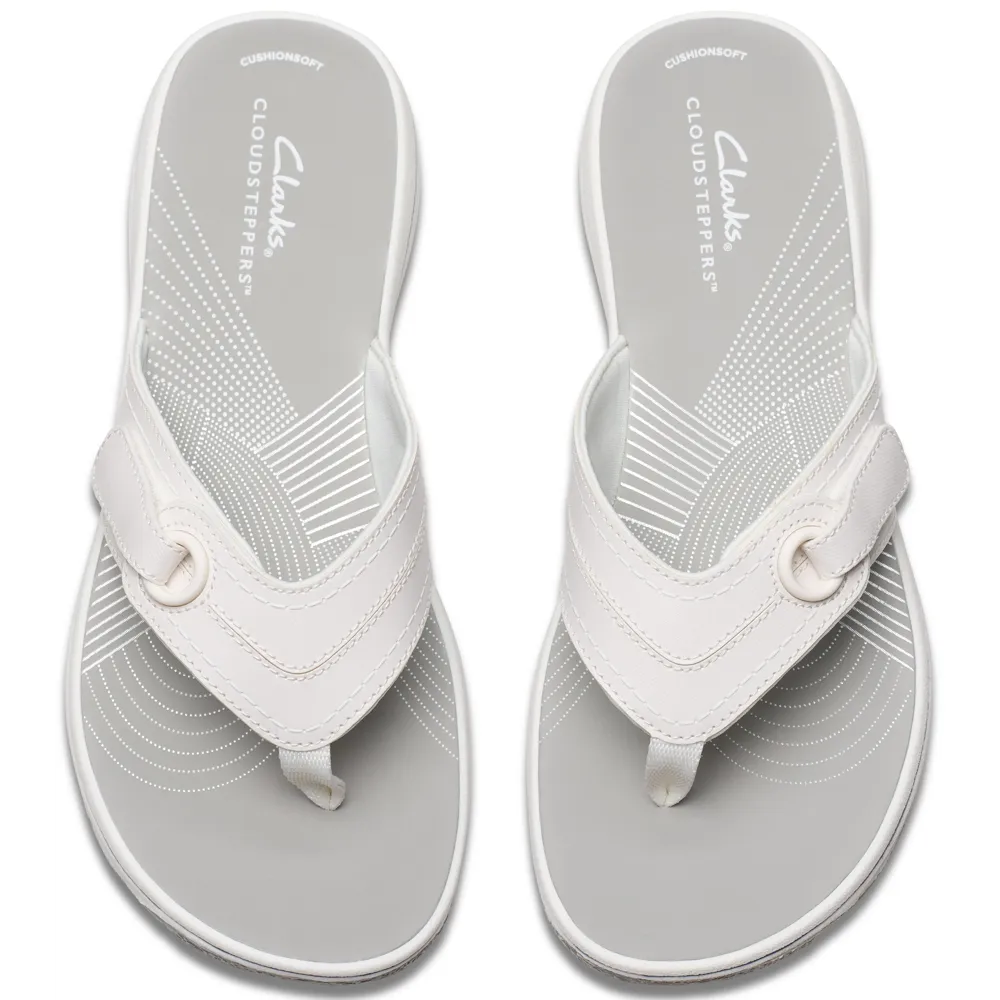 Clarks Brinkley Reyna White Sandals