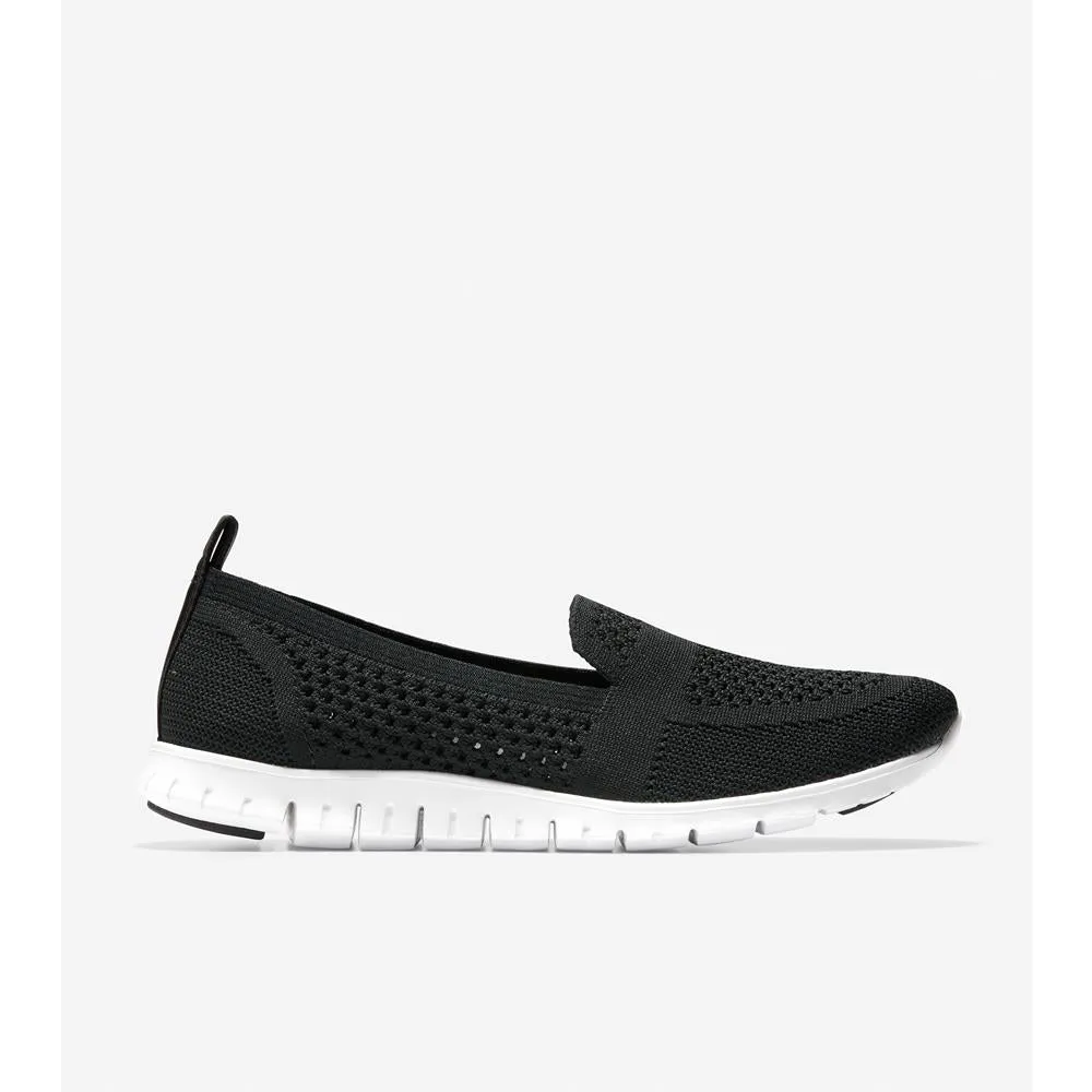 Cole Haan ZERØGRAND Summer Loafer Black Knit