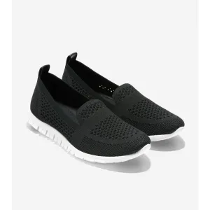 Cole Haan ZERØGRAND Summer Loafer Black Knit