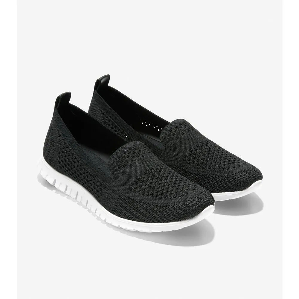 Cole Haan ZERØGRAND Summer Loafer Black Knit