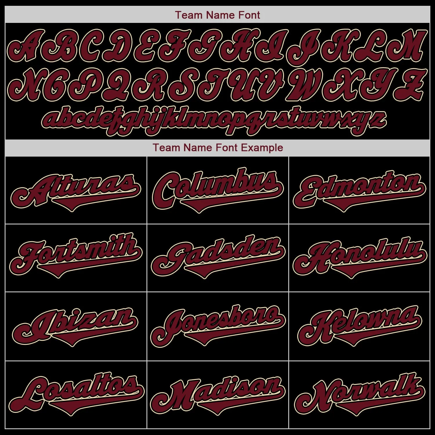 Custom Black Crimson-City Cream Authentic Baseball Jersey