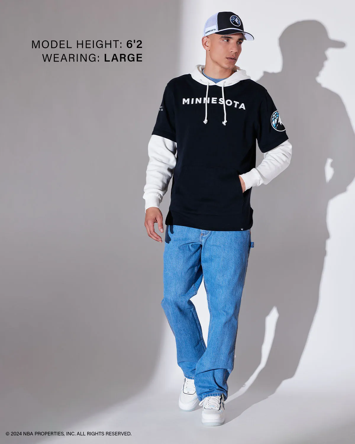 DENVER NUGGETS CITY EDITION TRIFECTA '47 SHORTSTOP HOOD