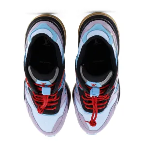 Designer Men's LV Trail Sneakers Mesh and Suede