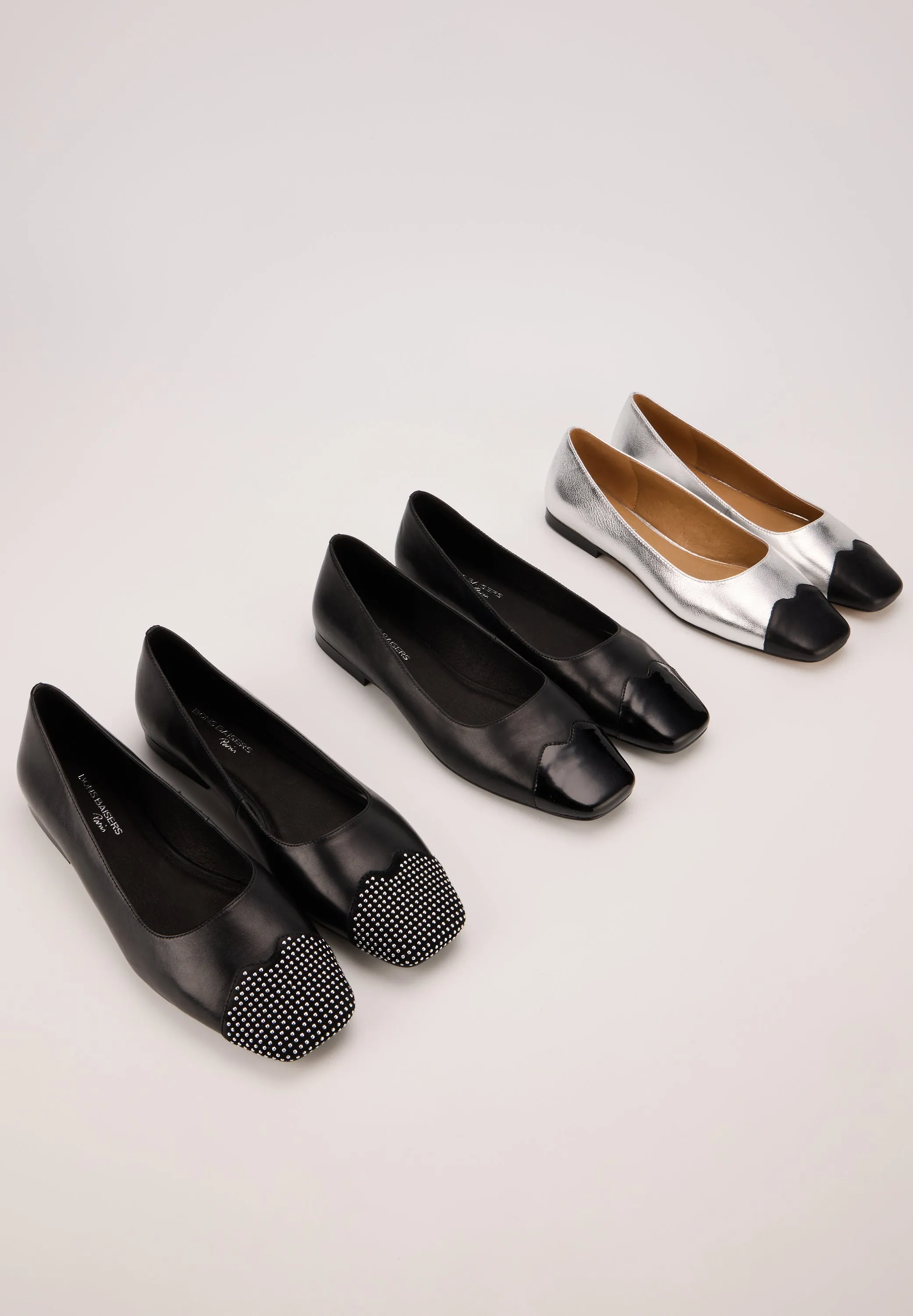 Elisa-Cuir Lisse Noir