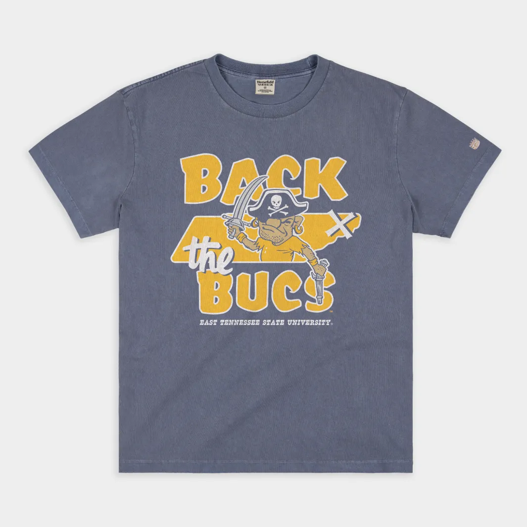 ETSU "Back the Bucs" Vintage Heavyweight Tee