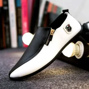 FashionMann UrbanStride Mode-Lederslipper