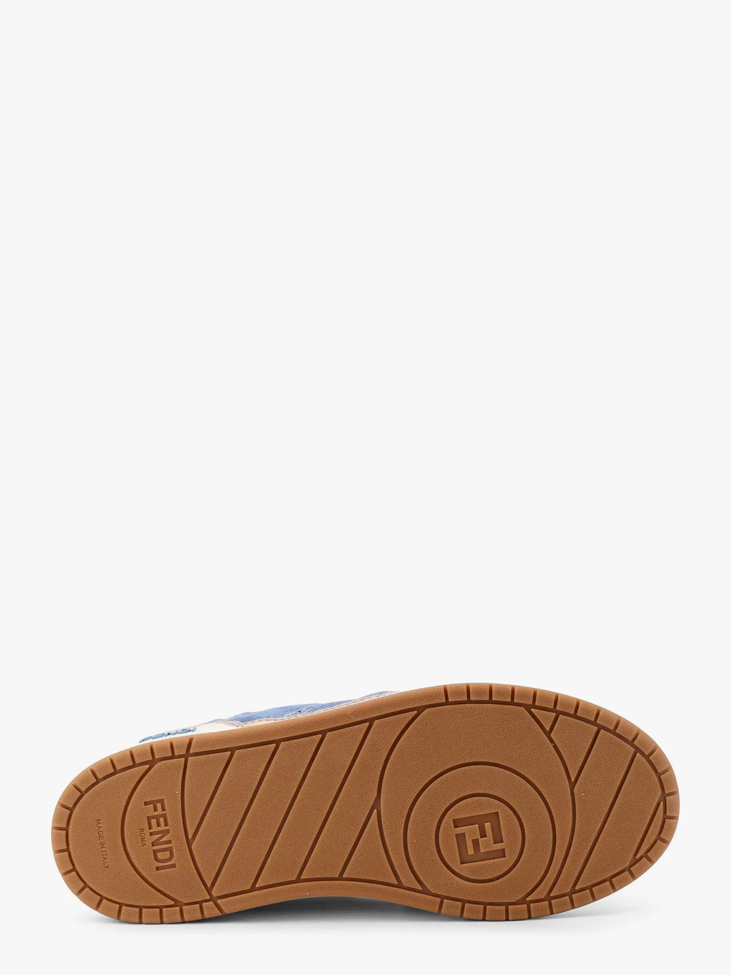Fendi Suede Sneakers With Ff Inserts