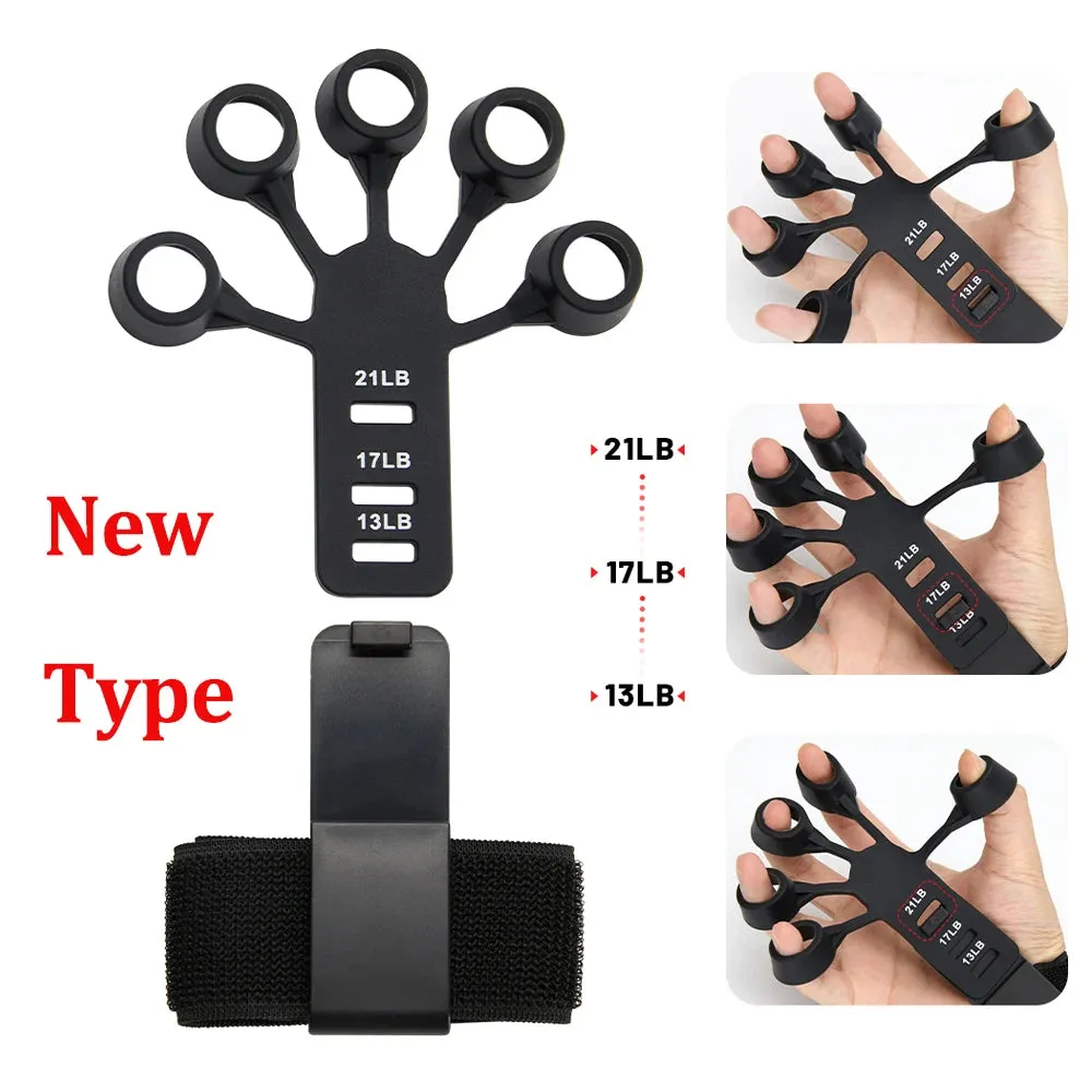 Finger Gripper Hand Exerciser with 6 Resistance Levels