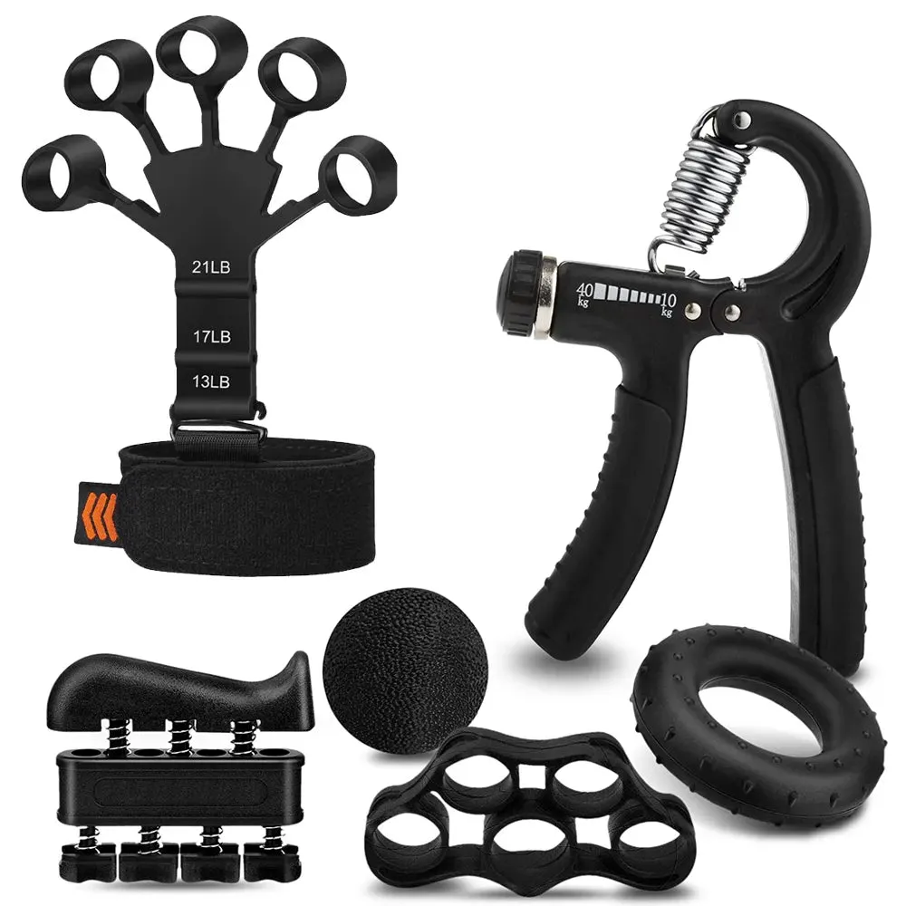 Finger Gripper Hand Exerciser with 6 Resistance Levels