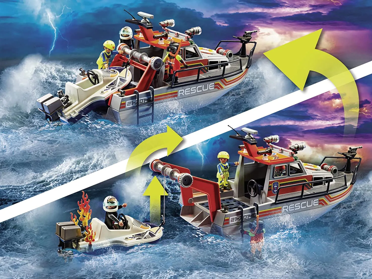 Fire Rescue with Personal Watercraft