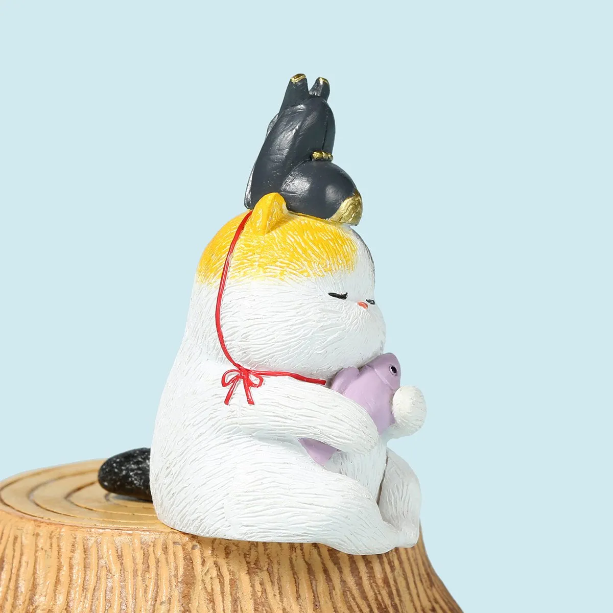 Forbidden City Royal Cat Ming Dynasty Chancellor Miniature Figurine