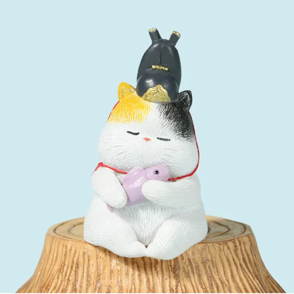 Forbidden City Royal Cat Ming Dynasty Chancellor Miniature Figurine