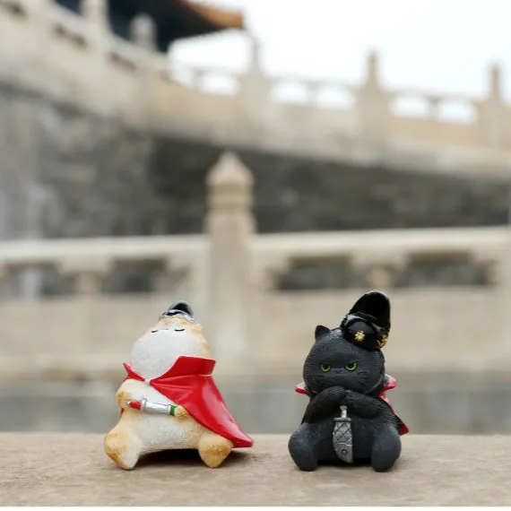 Forbidden City Royal Cat Ming Dynasty Imperial Agent Miniature Figurine