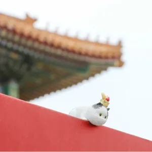Forbidden City Royal Cat Ming Dynasty Little Prince Miniature Figurine