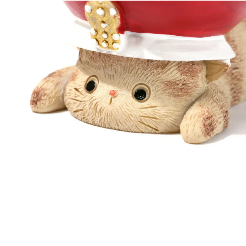 Forbidden City Royal Cat Qing Dynasty Emperor Miniature Figurine