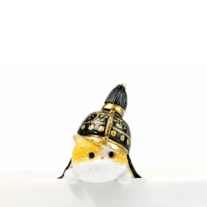 Forbidden City Royal Cat Qing Dynasty General Miniature Figurine