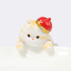 Forbidden City Royal Cat Qing Dynasty Prince Miniature Figurine