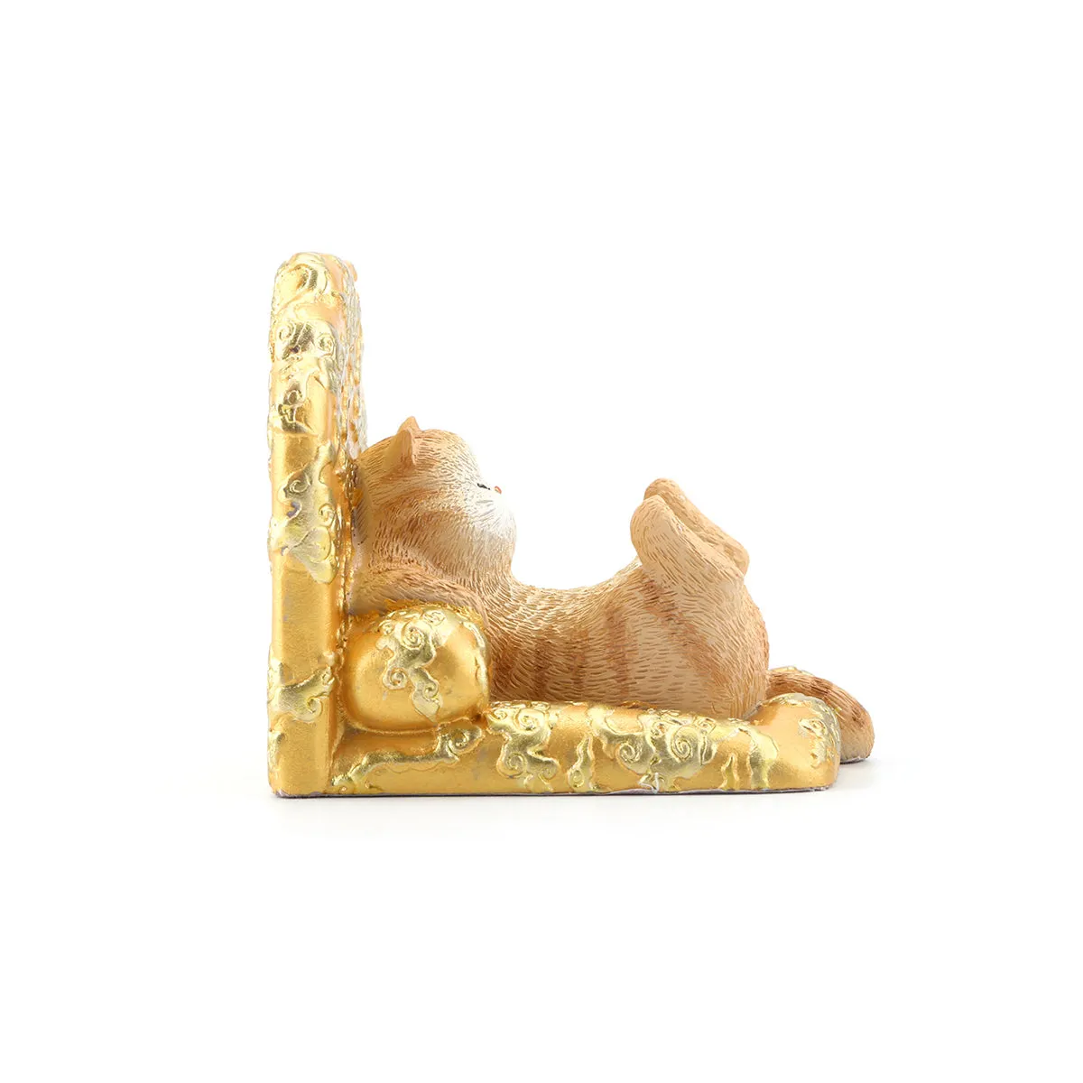 Forbidden City Royal Cat Sitting on Dragon Throne Smartphone Stand