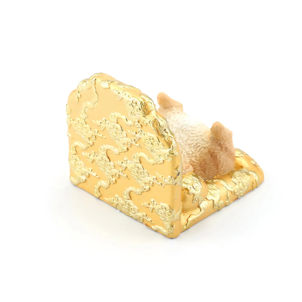 Forbidden City Royal Cat Sitting on Dragon Throne Smartphone Stand