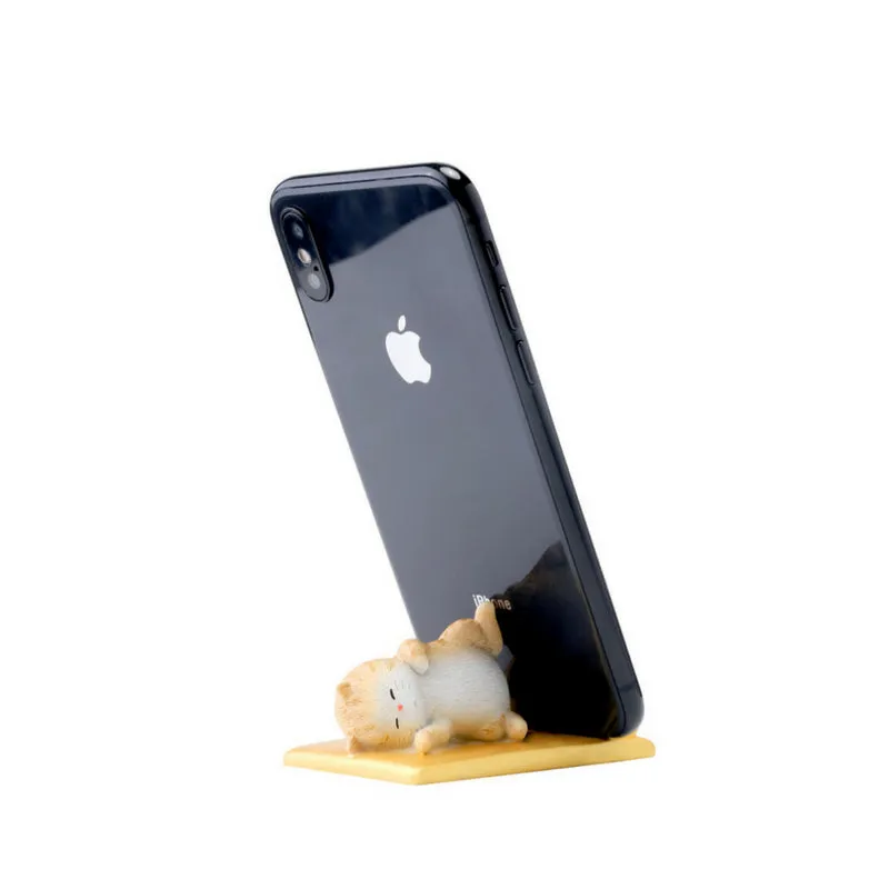 Forbidden City Royal Cat Sleeping in Imperial Bed Smartphone Stand