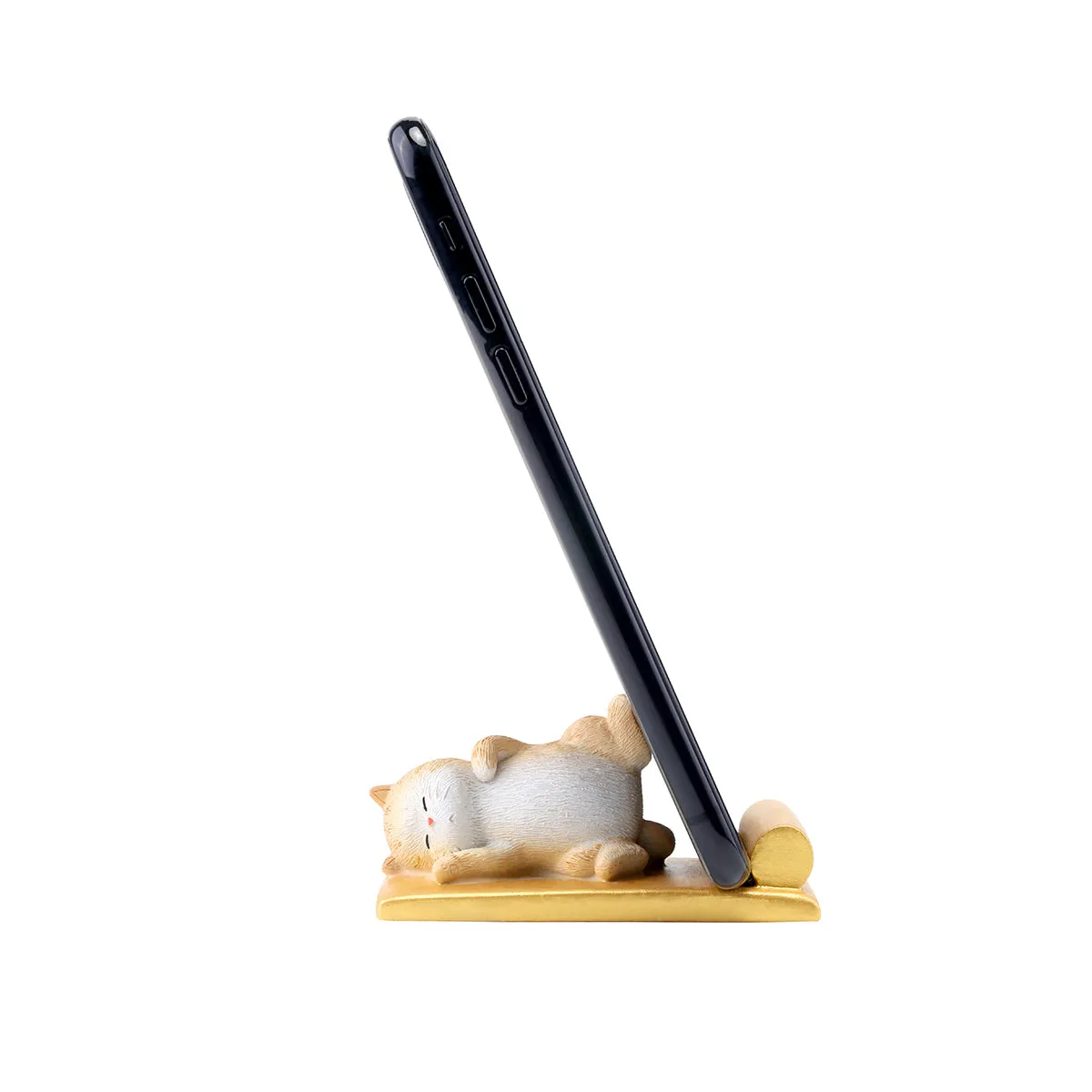 Forbidden City Royal Cat Sleeping in Imperial Bed Smartphone Stand